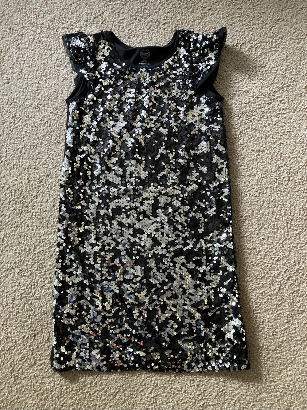 wonder nation Black Sequin Dress